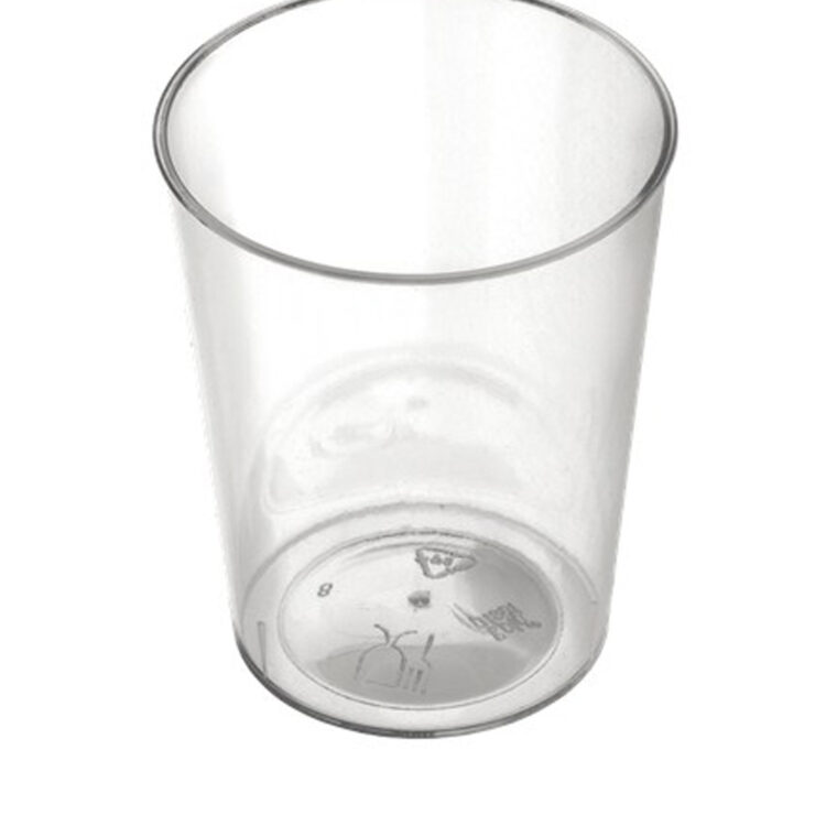 Ποτήρι σφηνάκι πλαστικό σκληρό P/S  μιας χρήσης /πακ. 36τμχ.