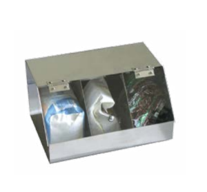 Καφεκούτι Inox μεγάλο 3 θέσεων flex καπάκι