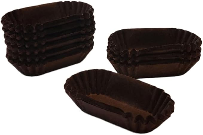 Καραμελόχαρτο Νο1  σκαφάκι μικρό καφέ συσκευασία 1000 τμχ.