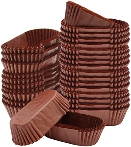 Καραμελόχαρτο Νο2 σκαφάκι μεσαίο καφέ συσκευασία 1000 τμχ.