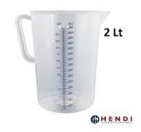 Μεζούρα-κανάτα πλαστική Hendi 2 lt.