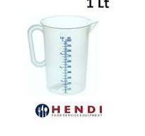 Μεζούρα-κανάτα πλαστική Hendi 1 lt..