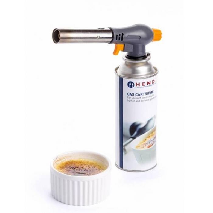 Φλόγιστρο ζαχαροπλαστικής Hendi+φιάλη βουτανίου