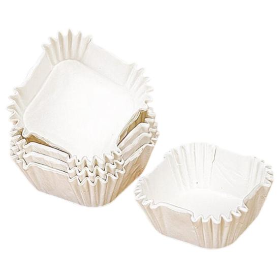 Καραμελόχαρτο Νο2 τετράγωνο παστάκι λευκό συσκευασία τμχ.