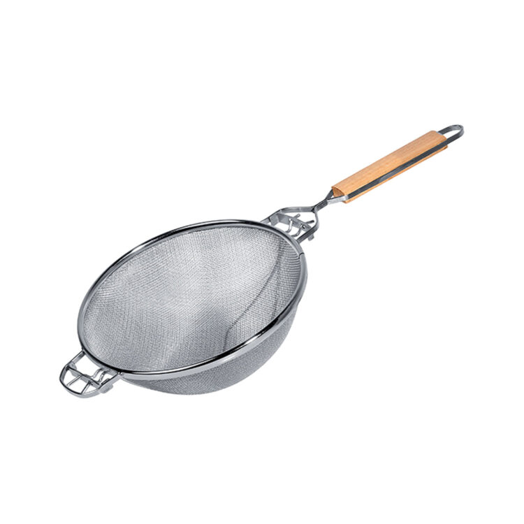 Σουρωτήρι επαγγελματικό ενισχυμένο χέρι inox 25,6cm  Hendi