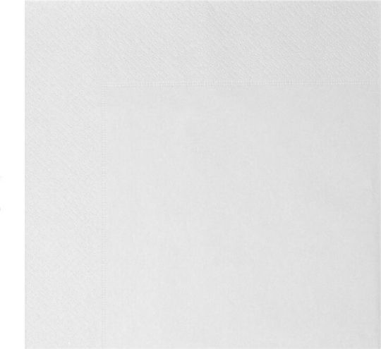 Χαρτοπετσέτα πολυτελείας ''Airlaid'' 40x40 λευκή 75φύλλα 8x75φ Finezza