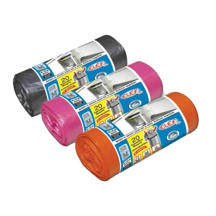 EL-EF σακκούλα απορριμάτων για καλαθάκι W.C/ρολλό 20 τμχ.