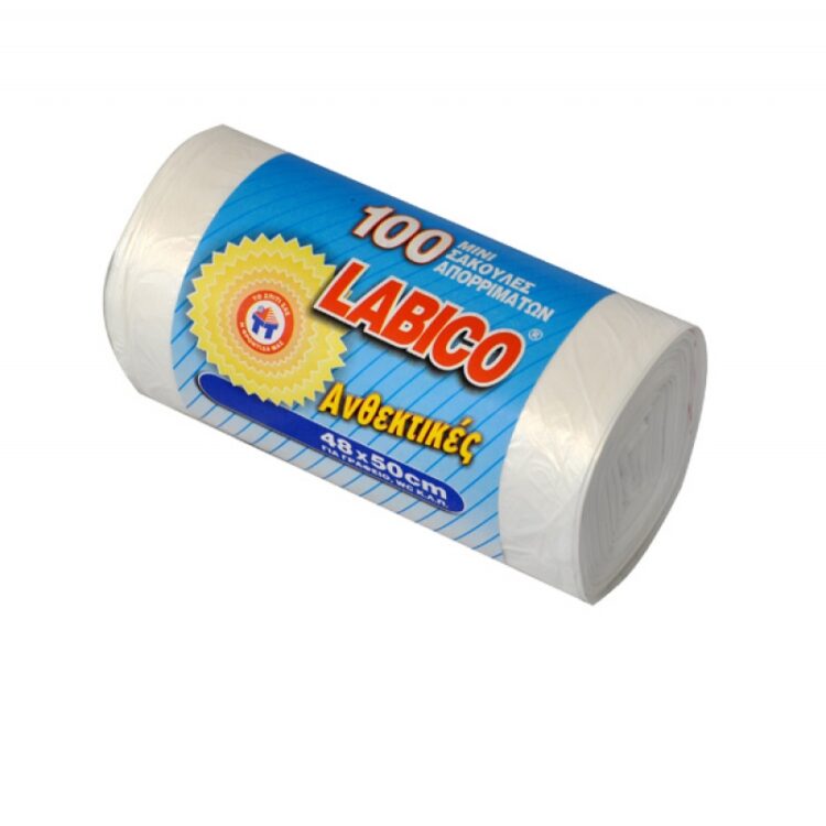 Σακούλα απορριμμάτων W.C. 48X50  100τμχ Labico