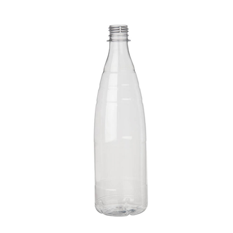 Φιάλη διάφανη Pet χωρίς πώμα 750ml.