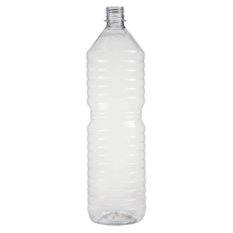 Φιάλη διάφανη Pet χωρίς πώμα 1,5lt.