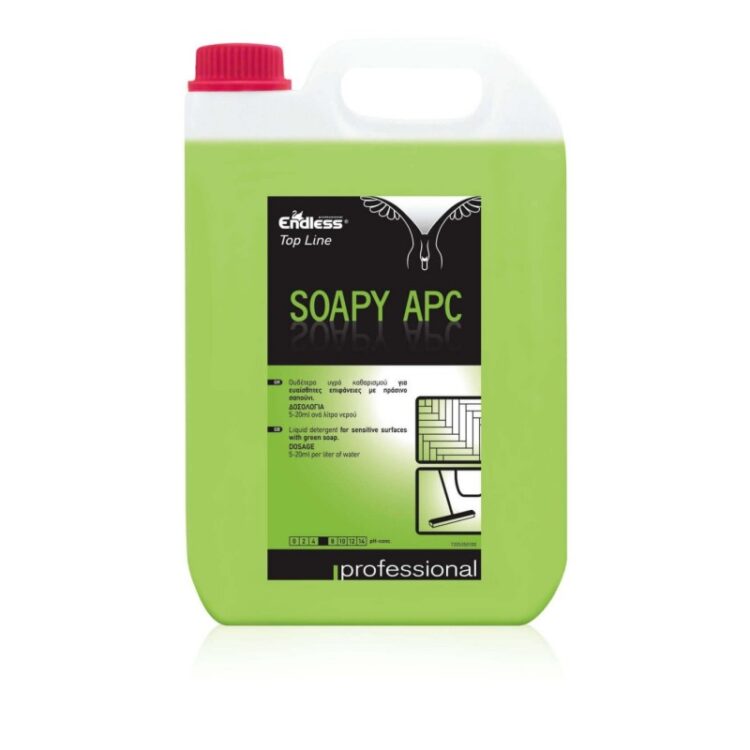 Υγρό γενικού καθαρισμού και δαπέδων Soapy APC Endless Professional 5lt.