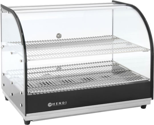Θερμαινόμενη βιτρίνα 2 επίπεδα Hendi 400W