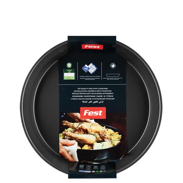 Ταψί στρογγυλό αντικολλητικό Magic Fest 28 εκ.