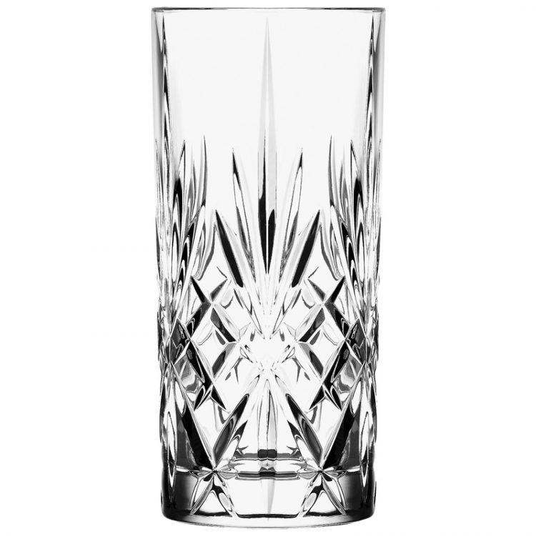 Ποτήρι σκαλιστό σωλήνας Melodia 35cl