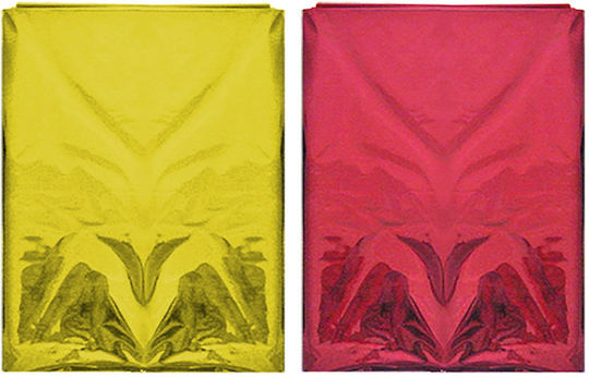 ΚΟΛΛΑ ΣΕΛΟΦΑΝ 90Χ100εκ ΚΟΚΚΙΝΗ ΚΑΙ ΚΙΤΡΙΝΗ  25 ΦΥΛΛΑ