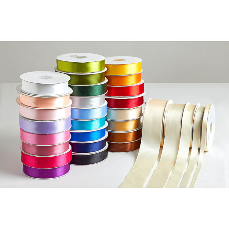 ΚΟΡΔΕΛΑ ΣΑΤΕΝ  ΜΙΑΣ ΟΨΗΣ 25mm ΔΙΑΦΟΡΑ ΧΡΩΜΑΤΑ