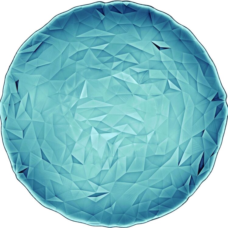 Πιατέλα σερβιρίσματος χρωματιστή DIAMOND 33εκ.