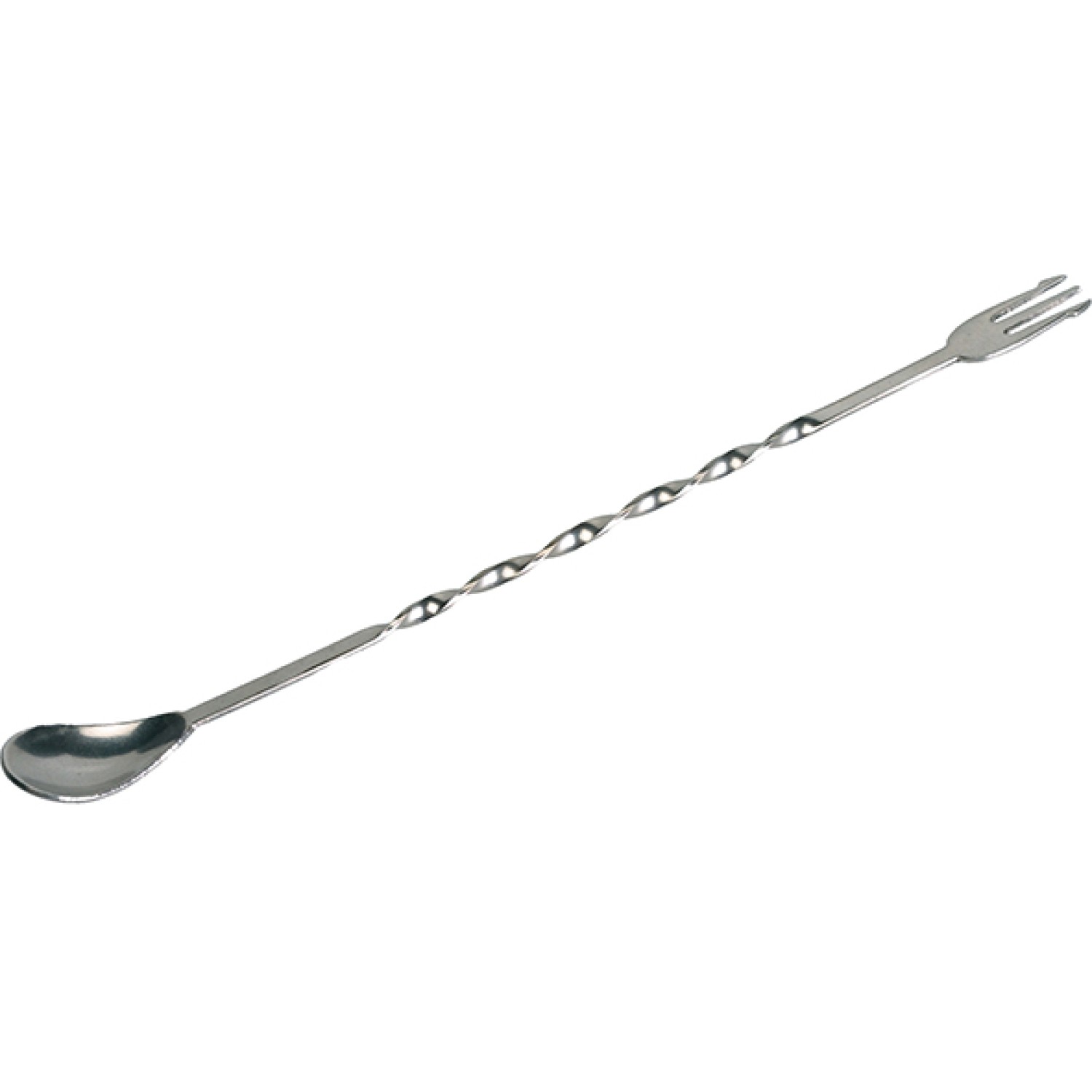 Κουτάλι-πηρούνι Inox μακρύ