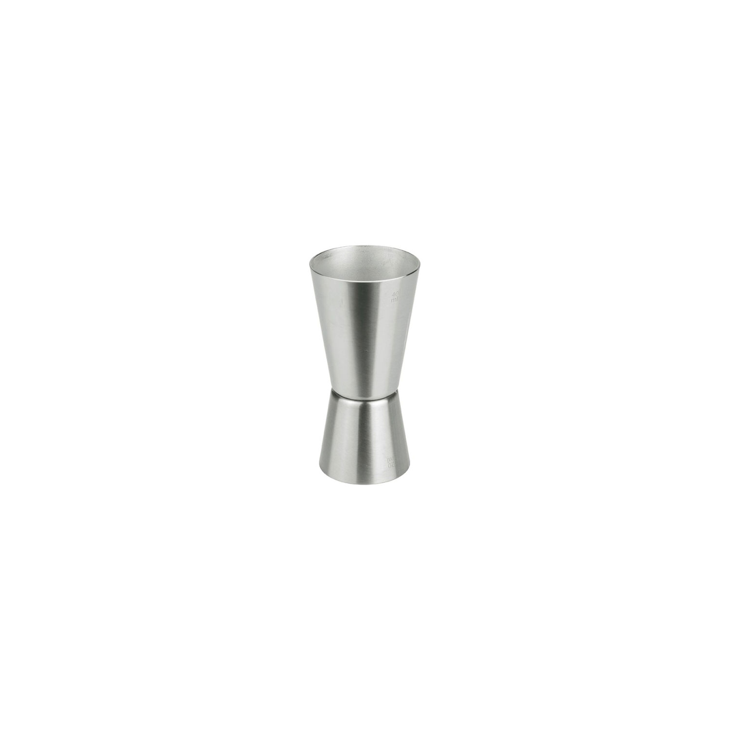 Μεζούρα Coctail Inox 20/40 ml.