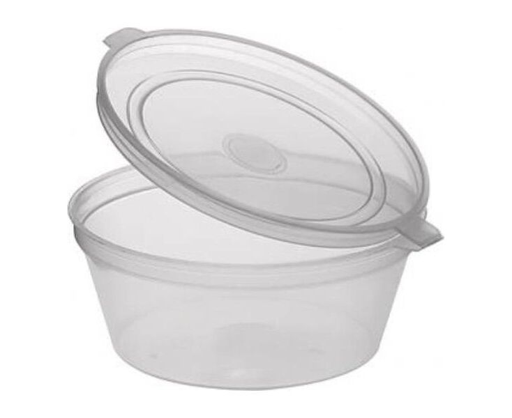 Κύπελλο Σωσάκι με ενσωματωμένο καπάκι ΡΡ χωρητικότητας 70cc-4oz 50 τεμάχια