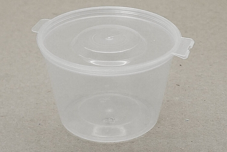 Κύπελλο Σωσάκι με ενσωματωμένο καπάκι ΡΡ χωρητικότητας 120cc-4 oz 50 τεμάχια