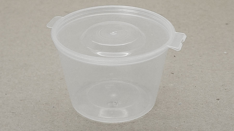 Κύπελλο Σωσάκι με ενσωματωμένο καπάκι ΡΡ χωρητικότητας 120cc-4 oz 50 τεμάχια