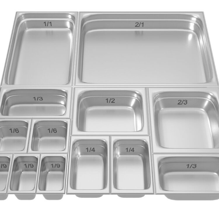 ΚΑΠΑΚΙ GASTRONORM 2/3 INOX