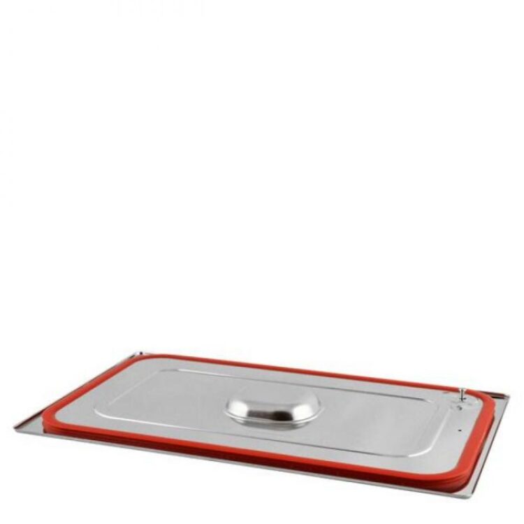 ΚΑΠΑΚΙ GASTRONORM 1/1 INOX ΜΕ ΣΙΛΙΚΟΝΗ