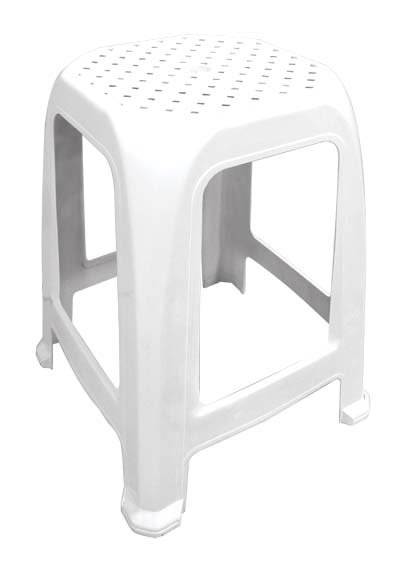 Σκαμπό Μπάνιου δεμένο τύπου Ρατάν οκτάγωνο χρώμα 27x34x46cm