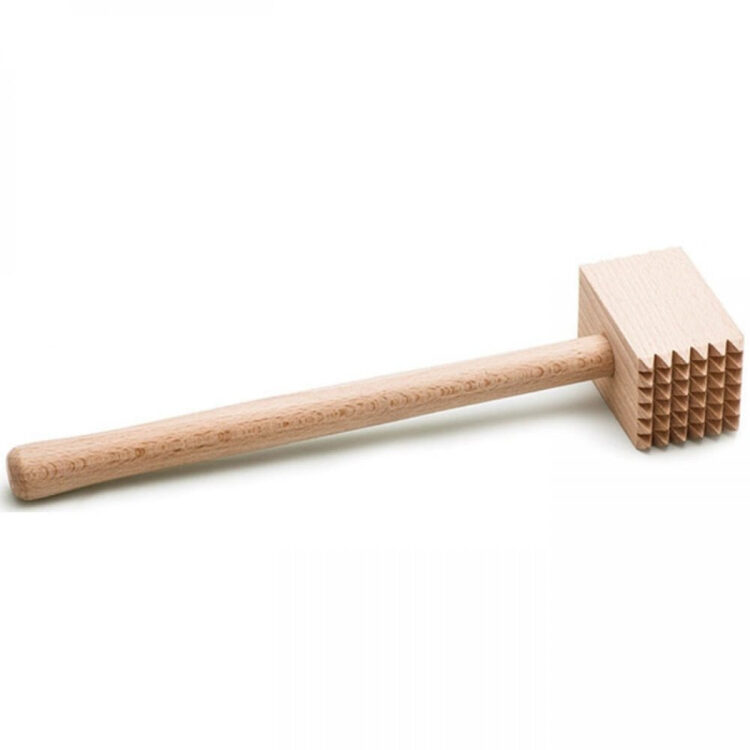 Σφυρί μπριζόλας Ξύλινο καρτέλα