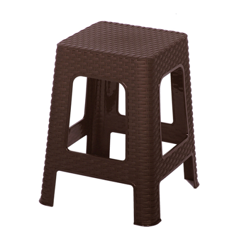 Σκαμπό δεμένο τύπου Ρατάν τετράγωνο 37x37x46,5cm χρώμα