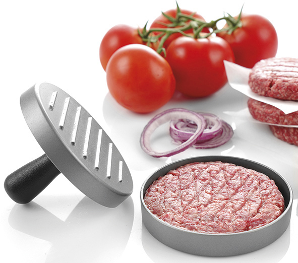 Πρέσα μπιφτεκιών αντικολλητική Hendi 12x8cm