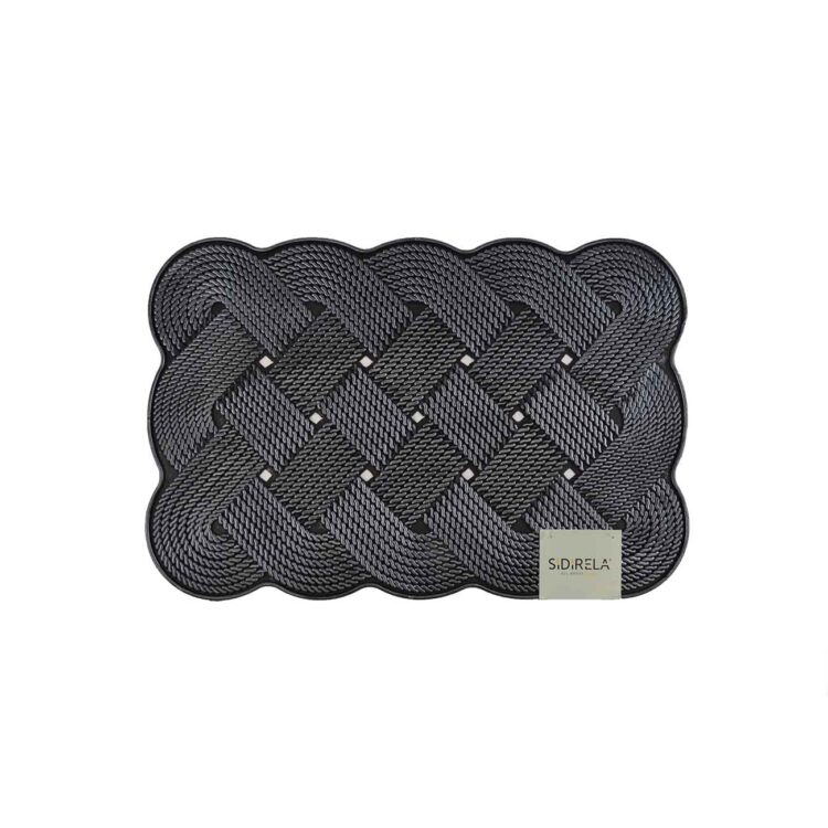 Ποδόμακτρο "ΠΛΕΞΟΥΔΑ" μαύρο λάστιχο 40x60cm