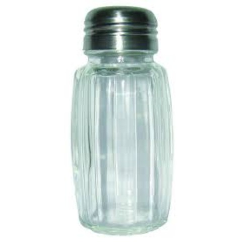 Αλατιέρα ραβδωτή και πώμα