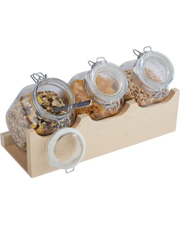 Βάση Ξύλινη για Βάζα σε Φυσικό Χρώμα για προβολή προιόντων σε Μπουφέ.