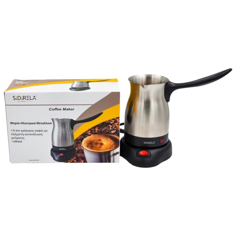 Ηλεκτρικό μπρίκι inox Sidirela