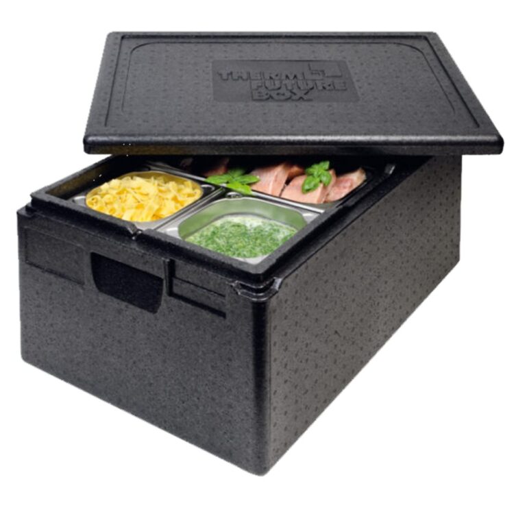 Κουτί μεταφοράς Catering Thermobox 60x40x32cm μαύρο EPP
