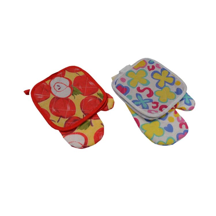 Σετ Κουζίνας 2 πιάστρες & 1 γάντι Sidirela