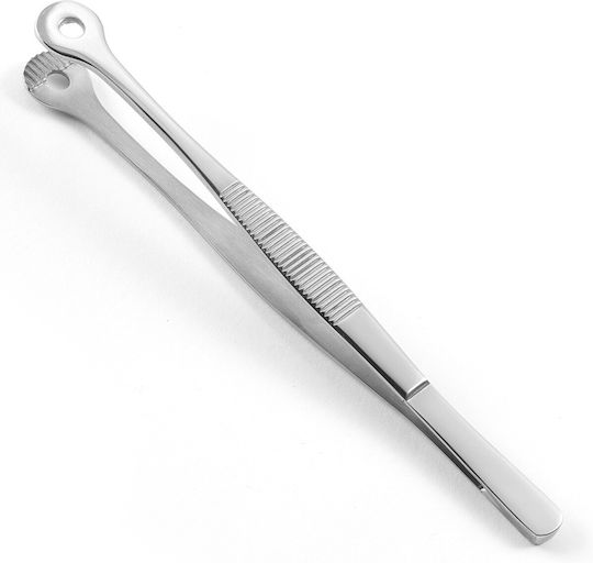 Λαβίδα inox στρογγυλή άκρη 15cm Hendi 680124