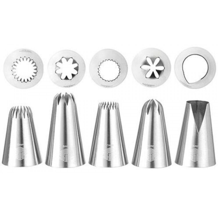 Σετ Μύτες Κορνέ 5τμχ "Flower & Petal" Hendi