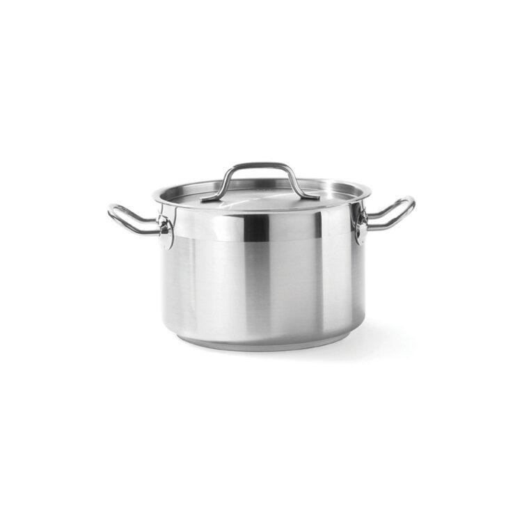 Χύτρα βαθιά με καπάκι inox 24cm Hendi σειρά "Profiline" 831403