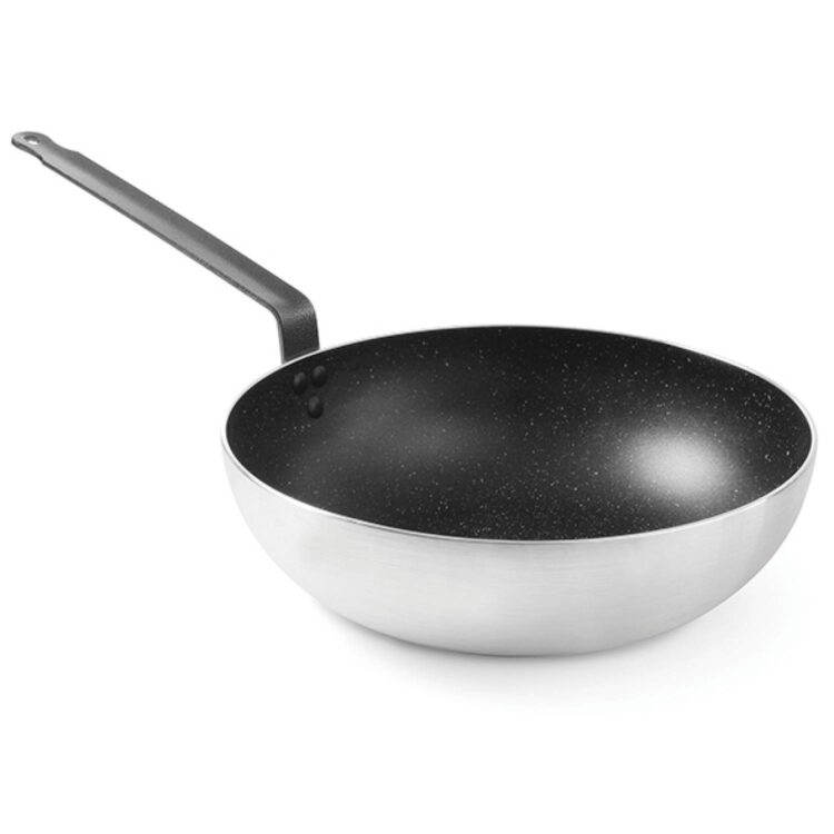 Τηγάνι Wok αλουμινίου αντικολλητικό 28cm Hendi