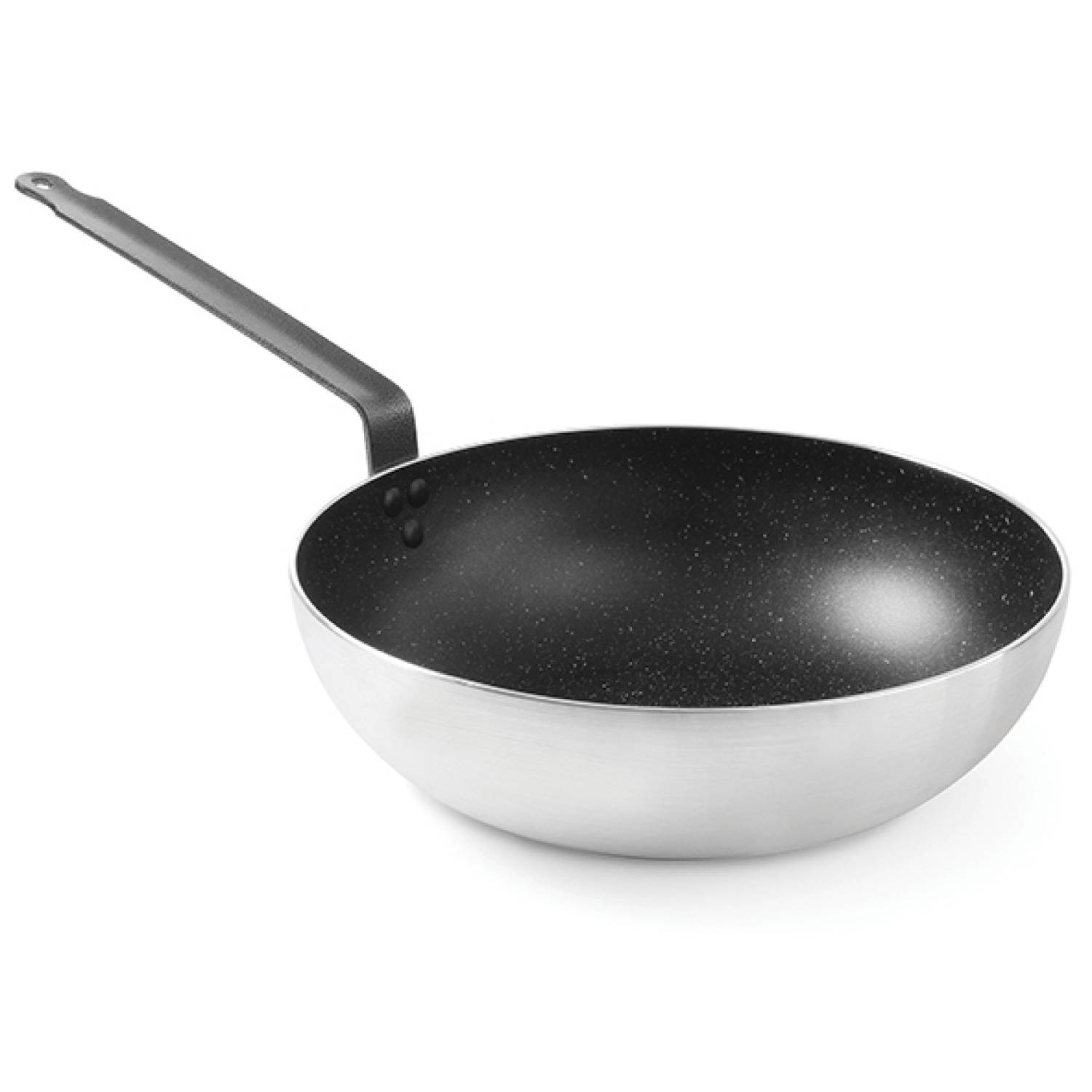 Τηγάνι Wok αλουμινίου αντικολλητικό 28cm Hendi