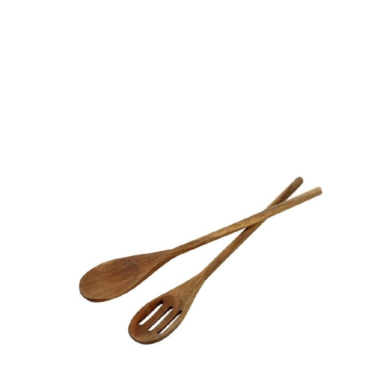 Σετ Κουτάλες σερβιρίσματος ξύλο ακακία 29,8x4,5cm 2τμχ
