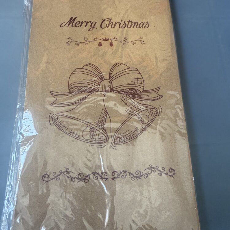 Χαρτοσακούλα craft CHRISTMAS 17X10.5X6.5 12αδα.