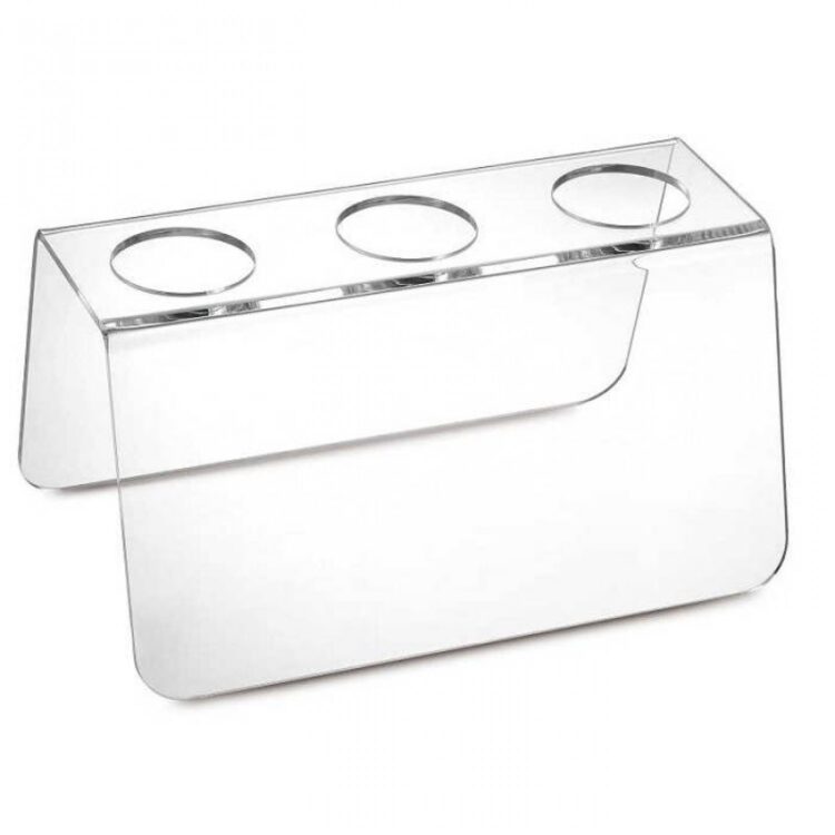 Βάση για χωνάκι 3 θέσεων plexiglass Garibaldi