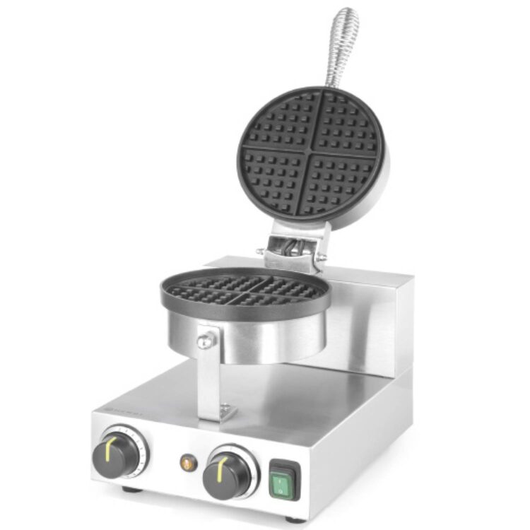 Βαφλιέρα μονή επαγγελματική στρογγυλή Hendi 1000W.