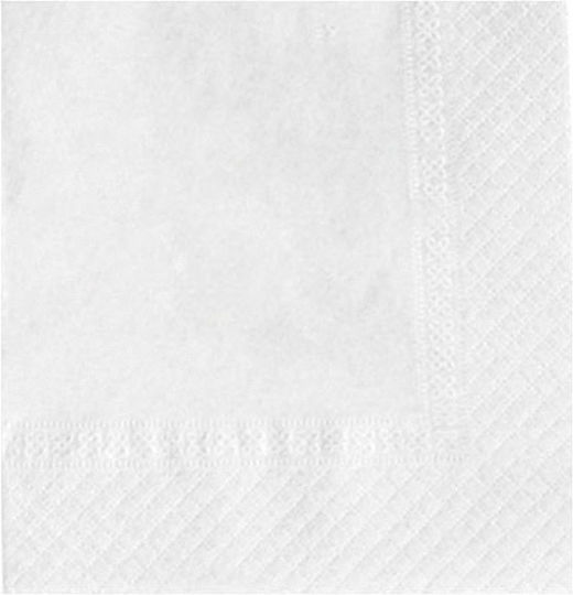 Χαρτοπετσέτα Μικρή Διπλή Λευκή 20x20 10x720 Finezza