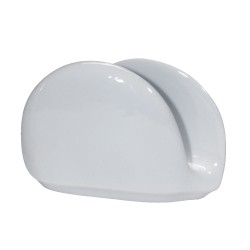 Χαρτοπετσετοθήκη πορσελάνης λευκή "Vienna"