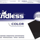 Χαρτοπετσέτα Εστιατορίου μαύρη Endless 24x24 750τμχ